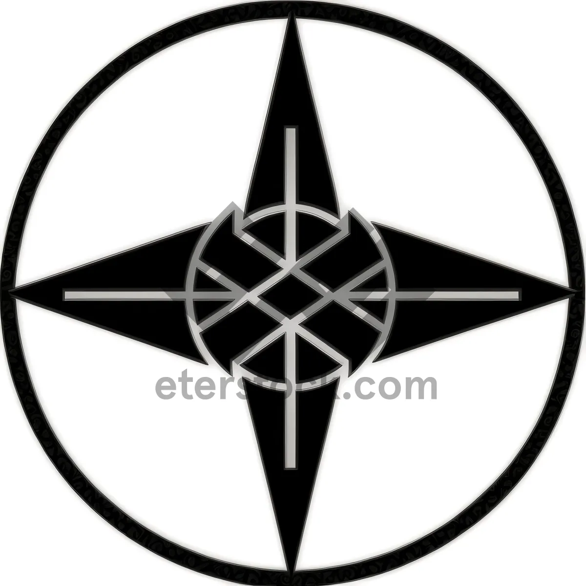 Picture of Hazard Symbol Icon: Stylish and Impactful Design in Black