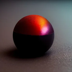 Colorful Easter Egg Ball on Table