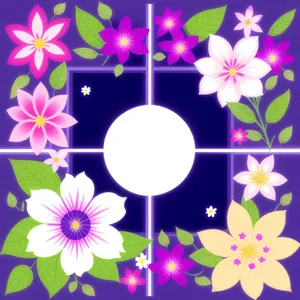 Lilac Floral Pattern: Spring-Inspired Ornate Decor