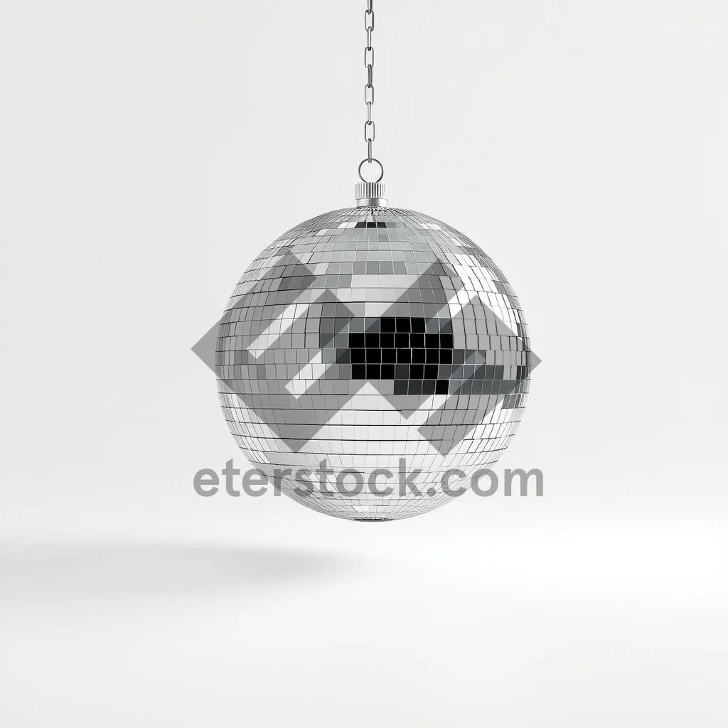 Picture of Shiny Glass Holiday Ball Decoration