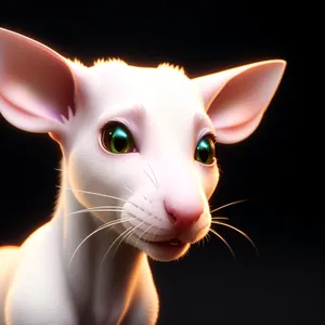 Cute Kitty with Adorable Ears and Beautiful Eyes