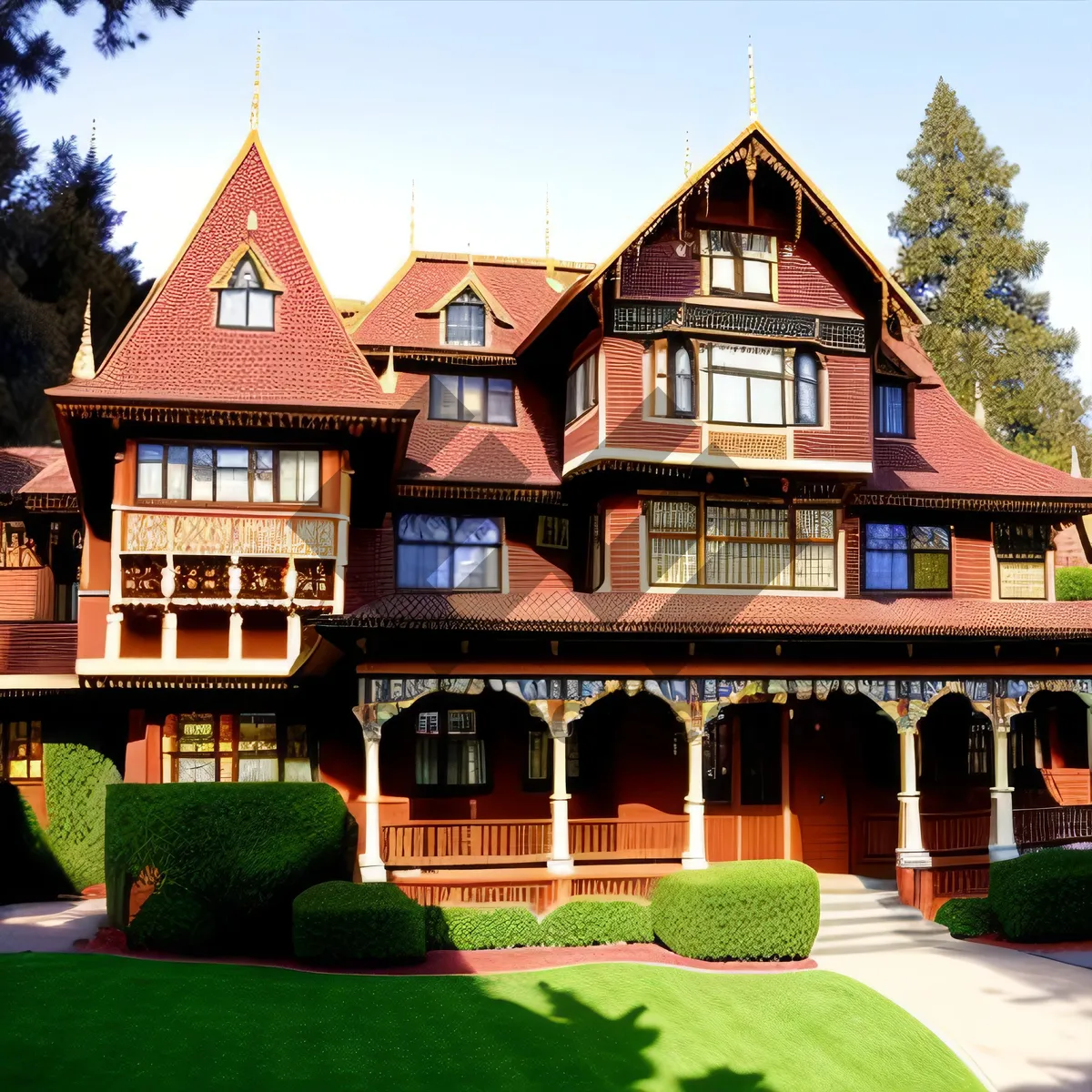 Picture of Historic Villa with Majestic Castle-Like Architecture