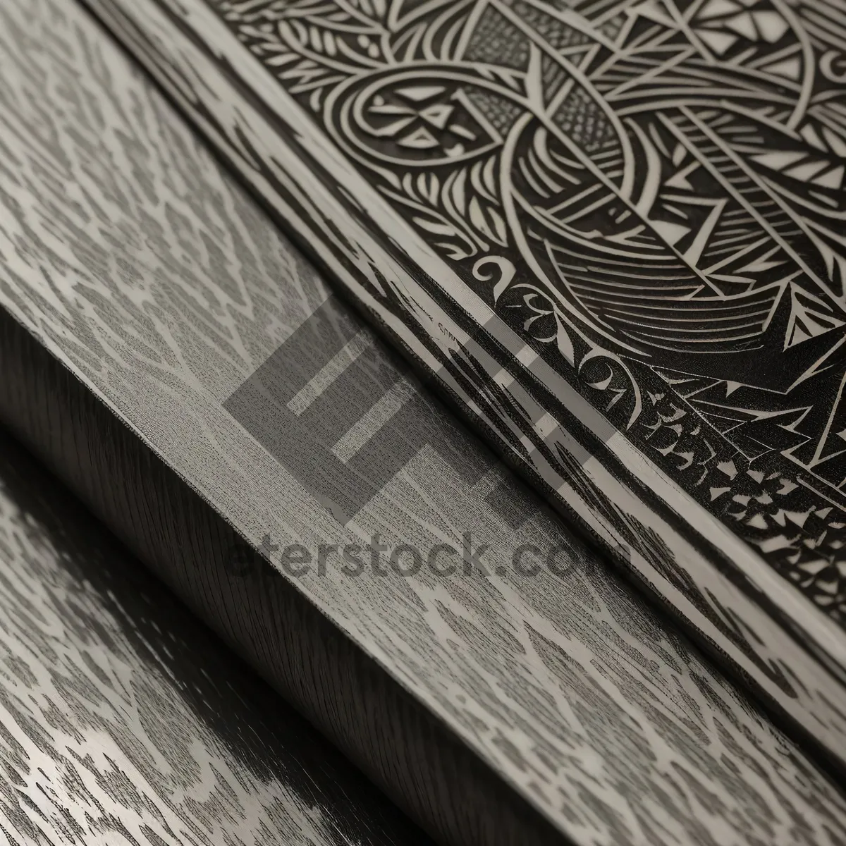 Picture of Vintage Book Texture with Binding and Paper Pattern