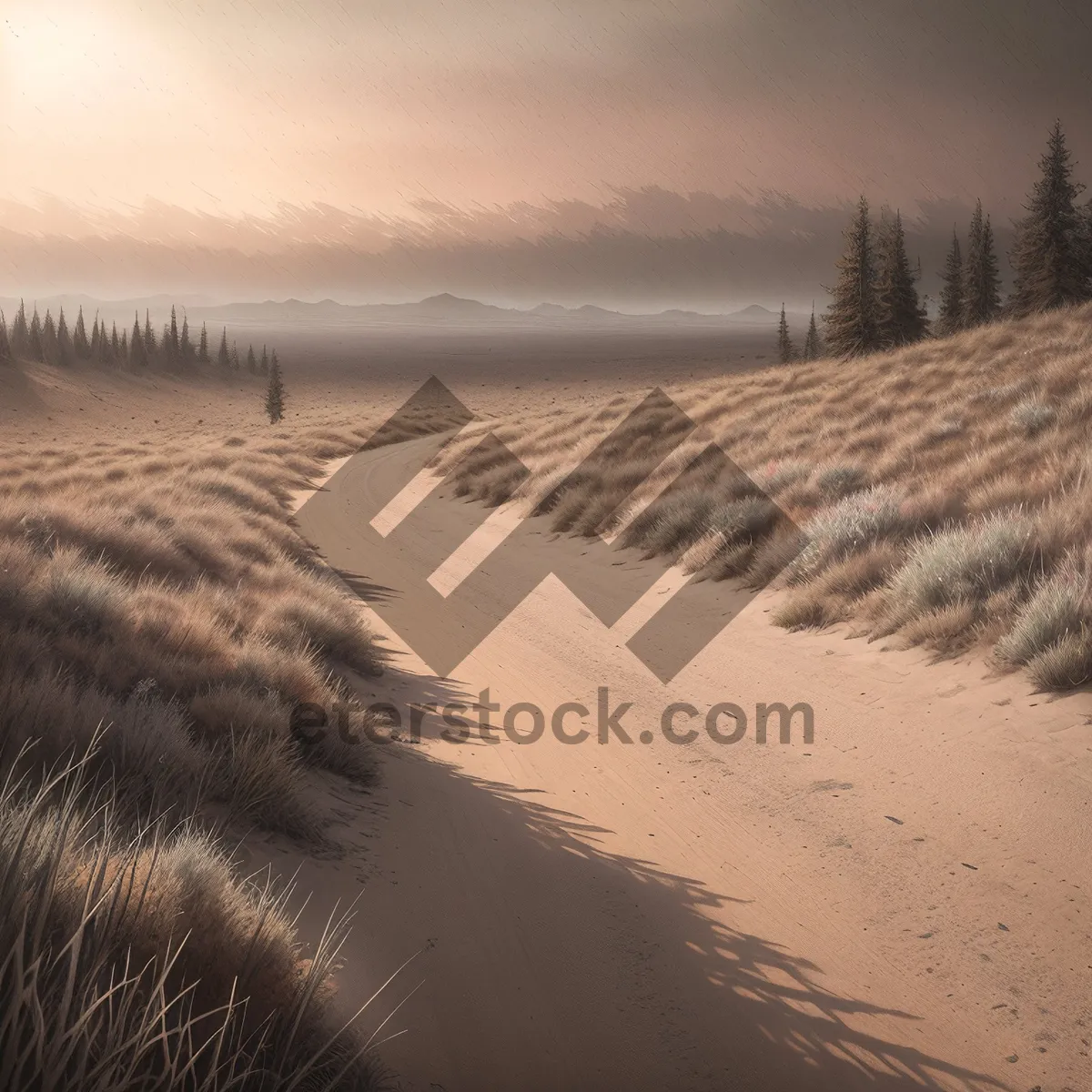 Picture of Winter Wonderland by the Dunes