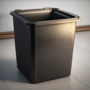 Recyclable Garbage Bin in Blue