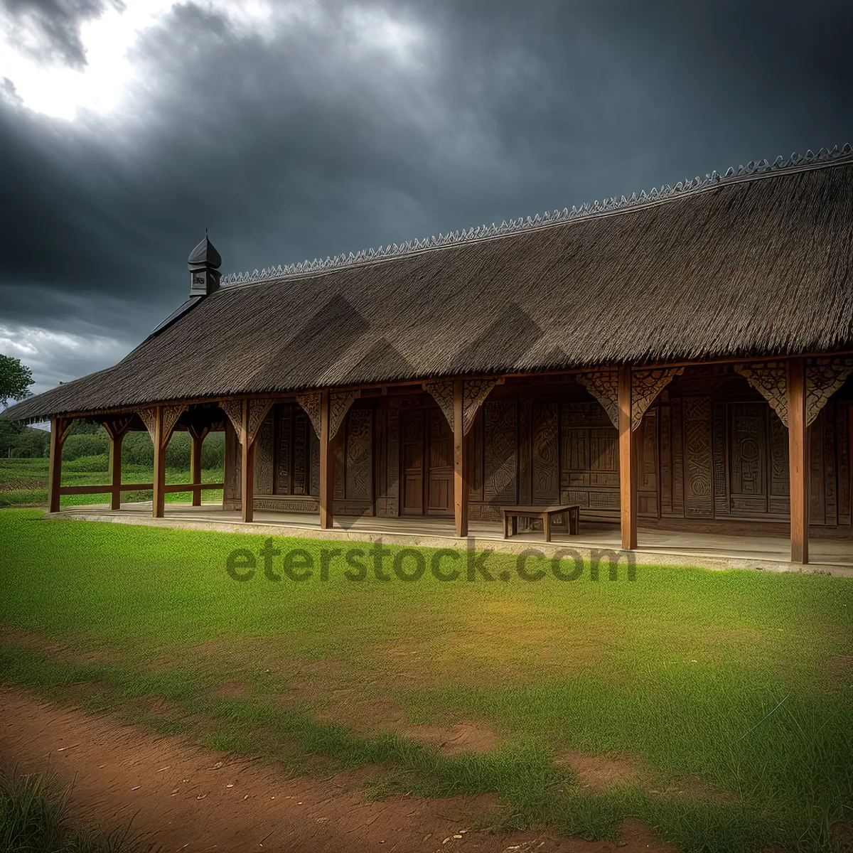 Picture of Rustic Country Home with Barn