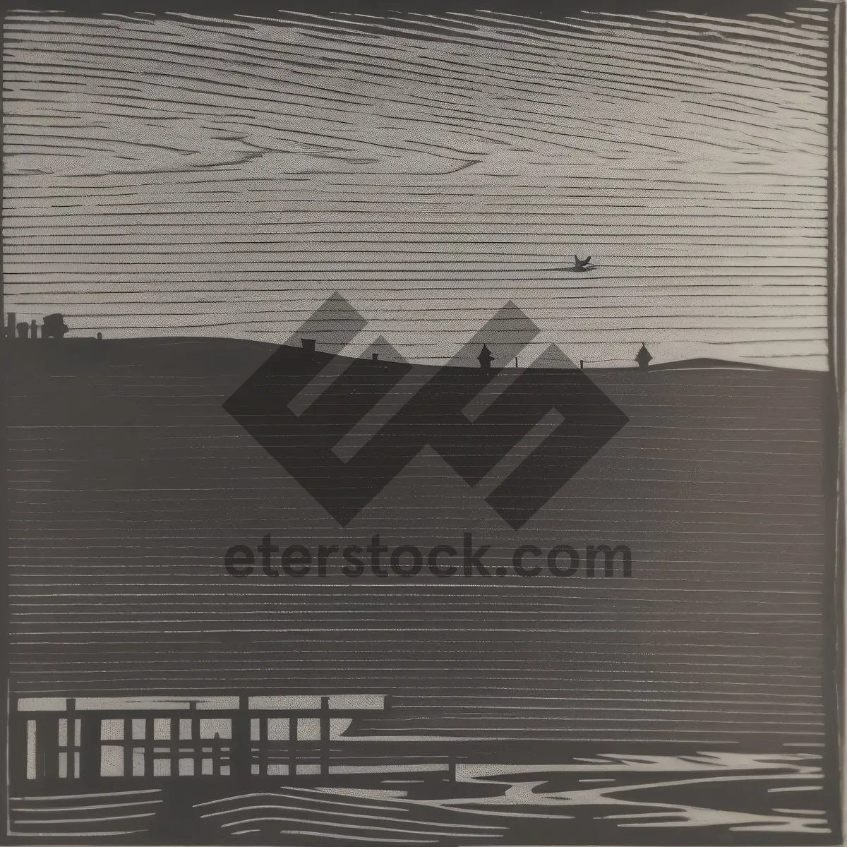 Picture of Vintage Metal Grunge Window Screen Texture