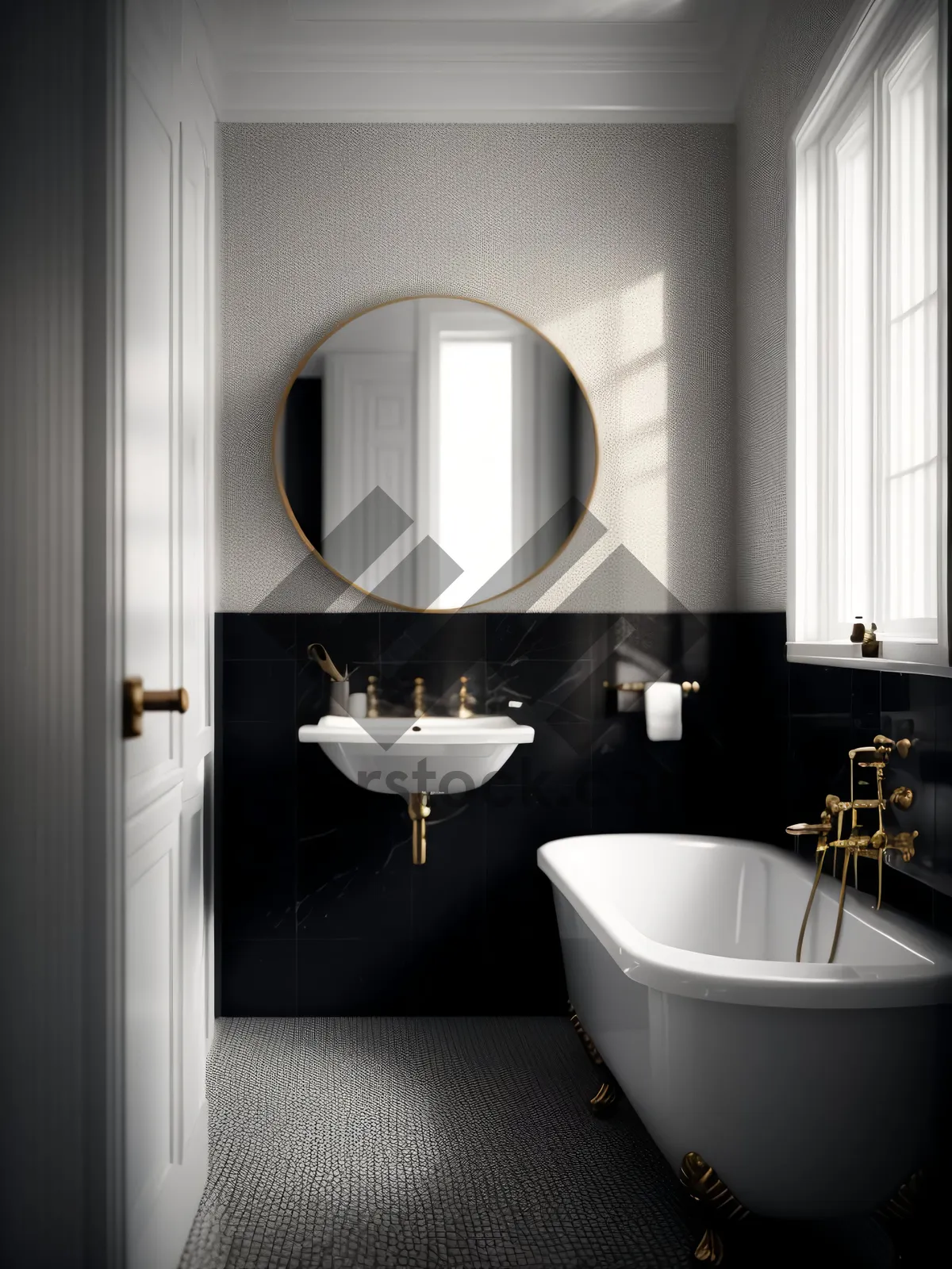 Picture of Modern Luxury Bathroom Design with Clean Lines"
or
"Stylish and Contemporary Bathroom Interior"
or
"Elegant Room with Modern Bathroom Fixtures"
or
"Sophisticated Bathroom with Stylish Decor"
or
"Comfortable and Chic Bathroom Retreat