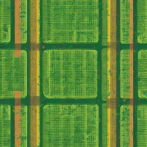 Vintage Circuit Board Texture: Retro Microprocessor Design