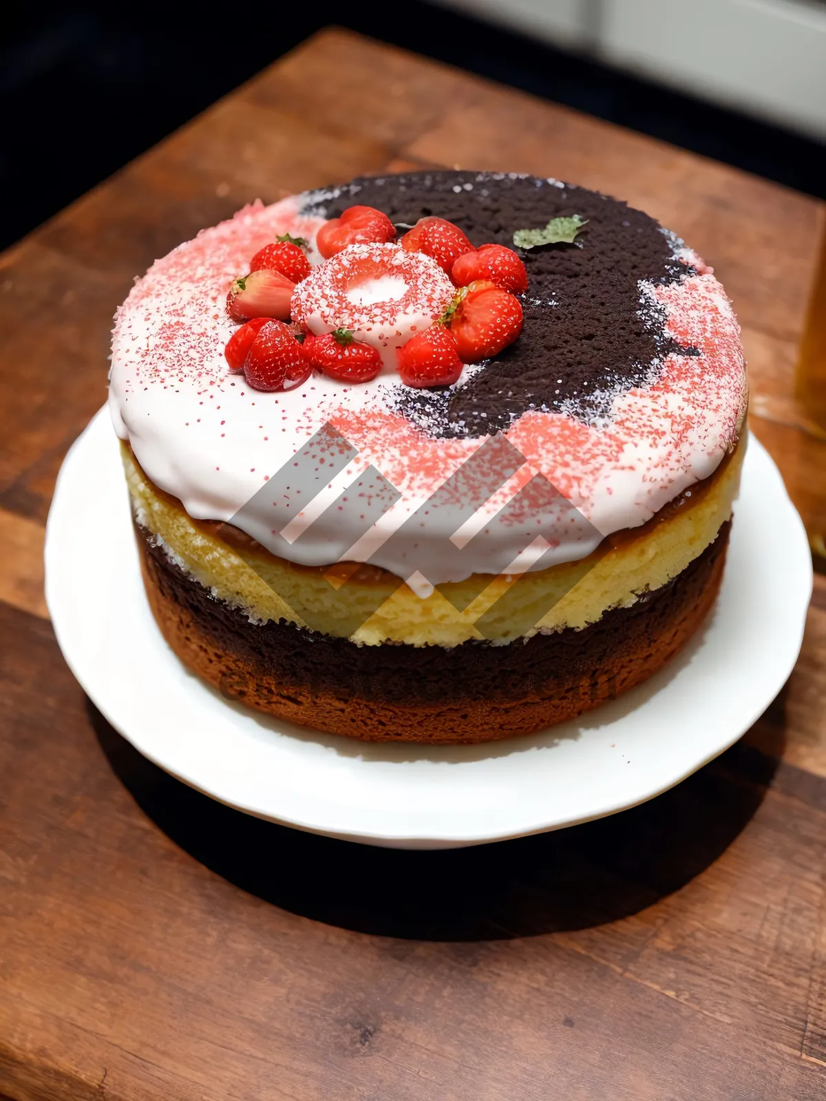 Picture of Delicious Berry Chocolate Trifle Cake - Sweet Gourmet Dessert