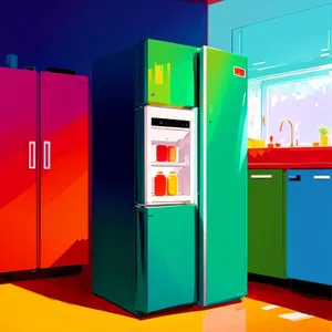 3D Vending Machine with Locker Door