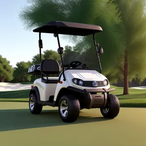 Golf Cart - Sporty Transportation for Driving on the Course