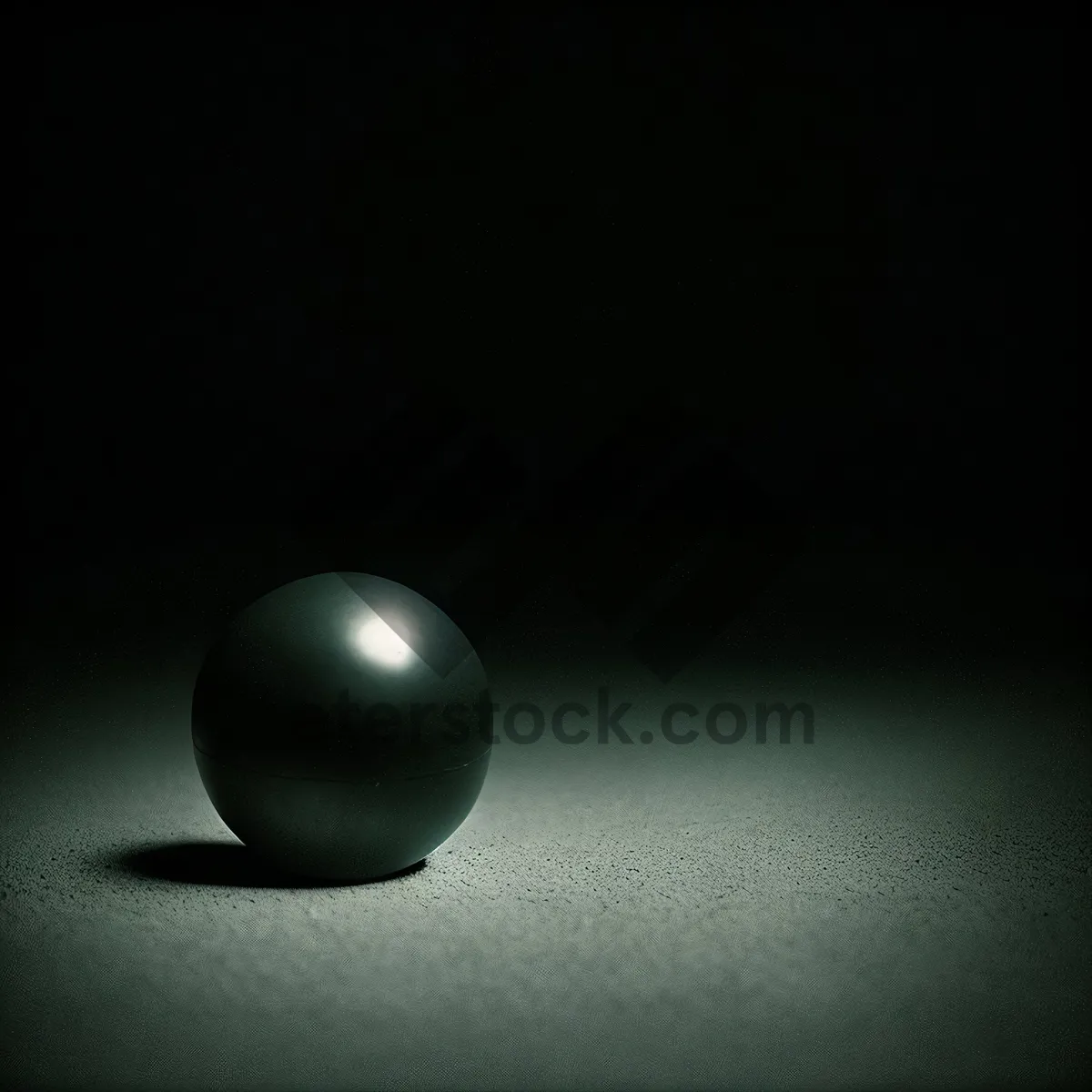 Picture of Black Pool Table: Stylish Game Equipment for Your Space