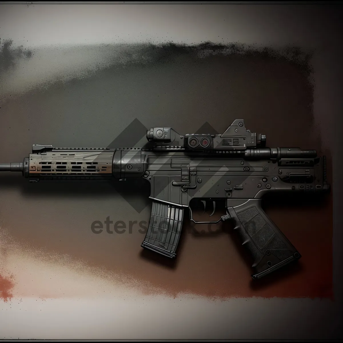 Picture of High-Power Assault Rifle Image: Automatic Weaponry Unleashed