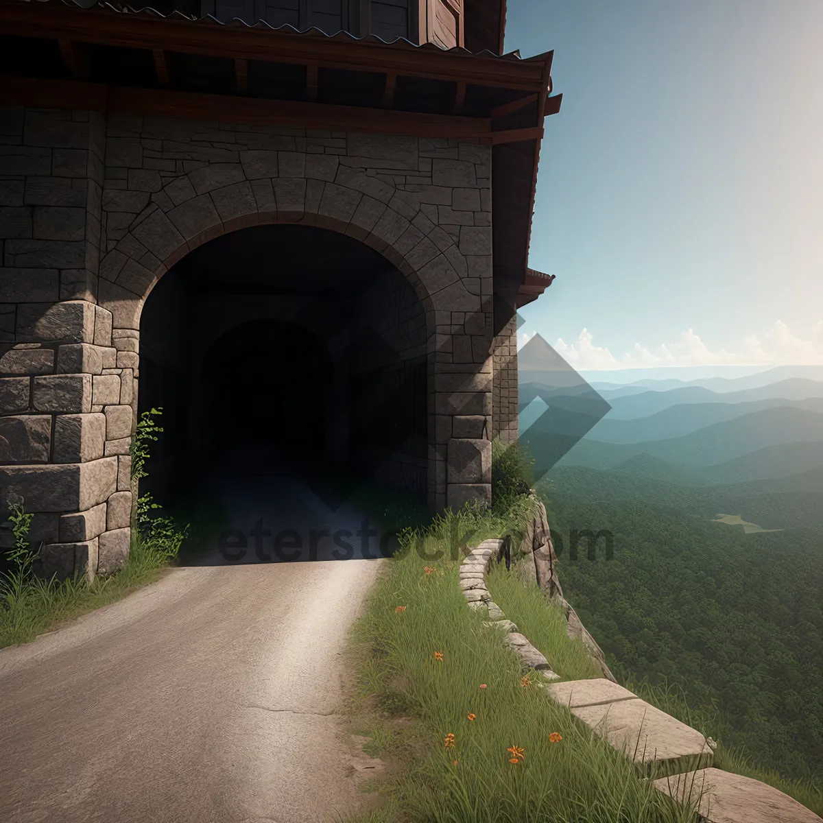 Picture of Triumphal Arch of Stone: Ancient Fortress Memorial