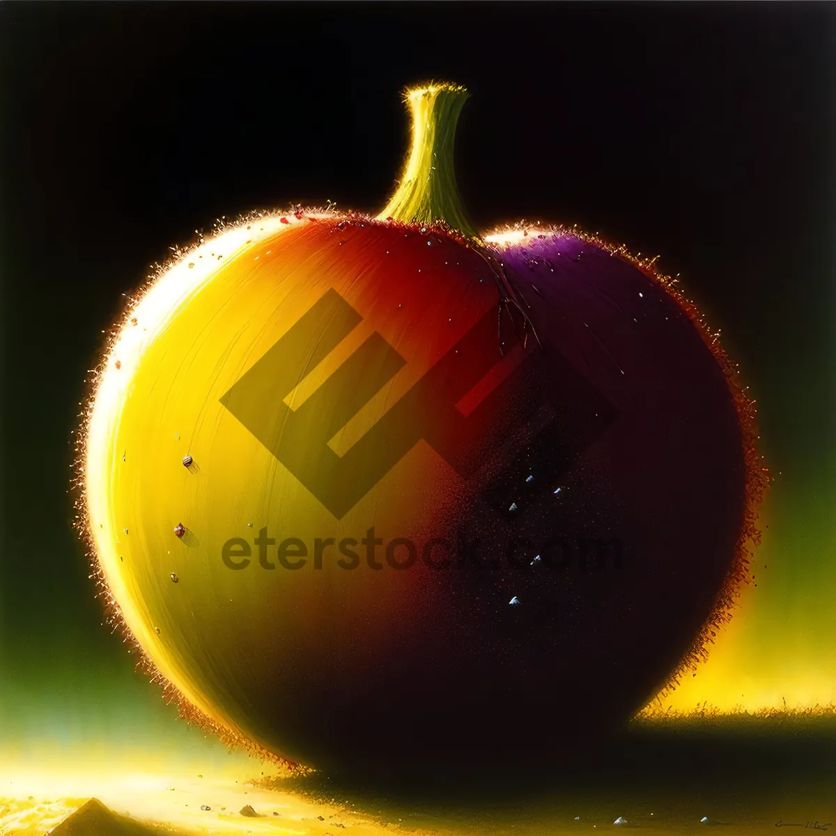 Picture of Delicious Winter Fruit Decoration in Glass Ball