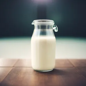 Refreshing Glass of Healthy Milk