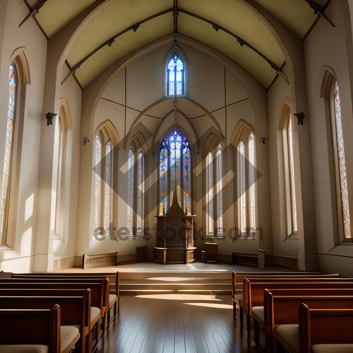 Picture of Grand Cathedral Organ: A Musical Marvel in Historic Church