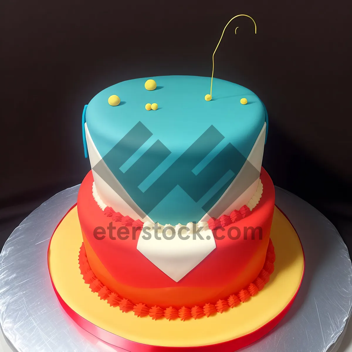 Picture of Sweet Polka Dot Cake - Special Dessert Confectionery