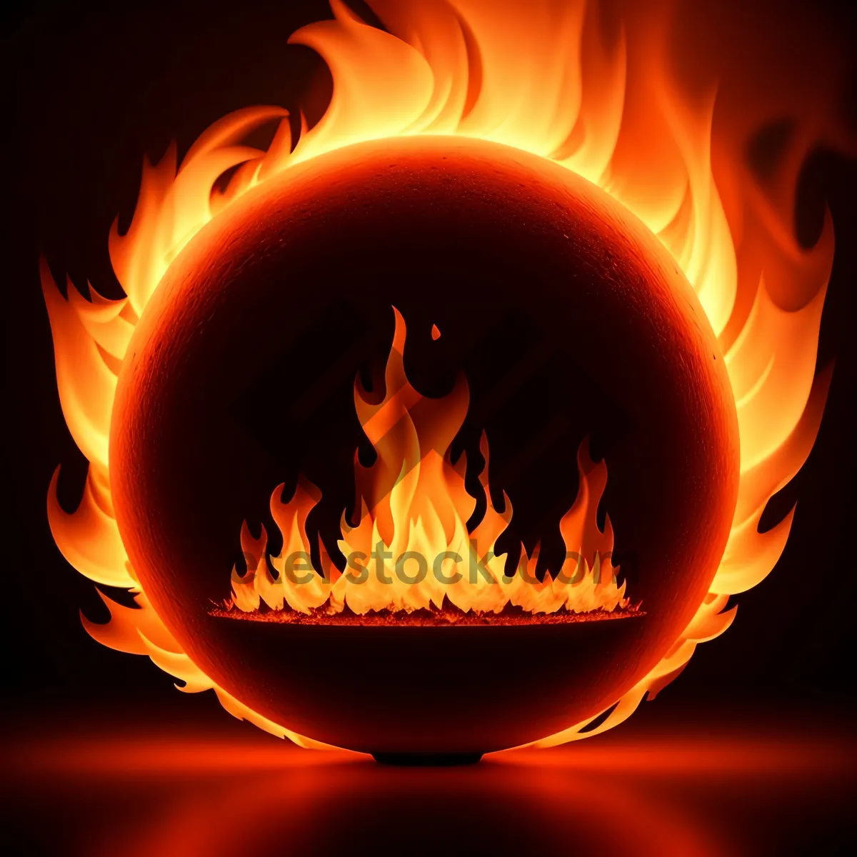 Picture of Fiery Pumpkin Blaze - Iconic Hot Design