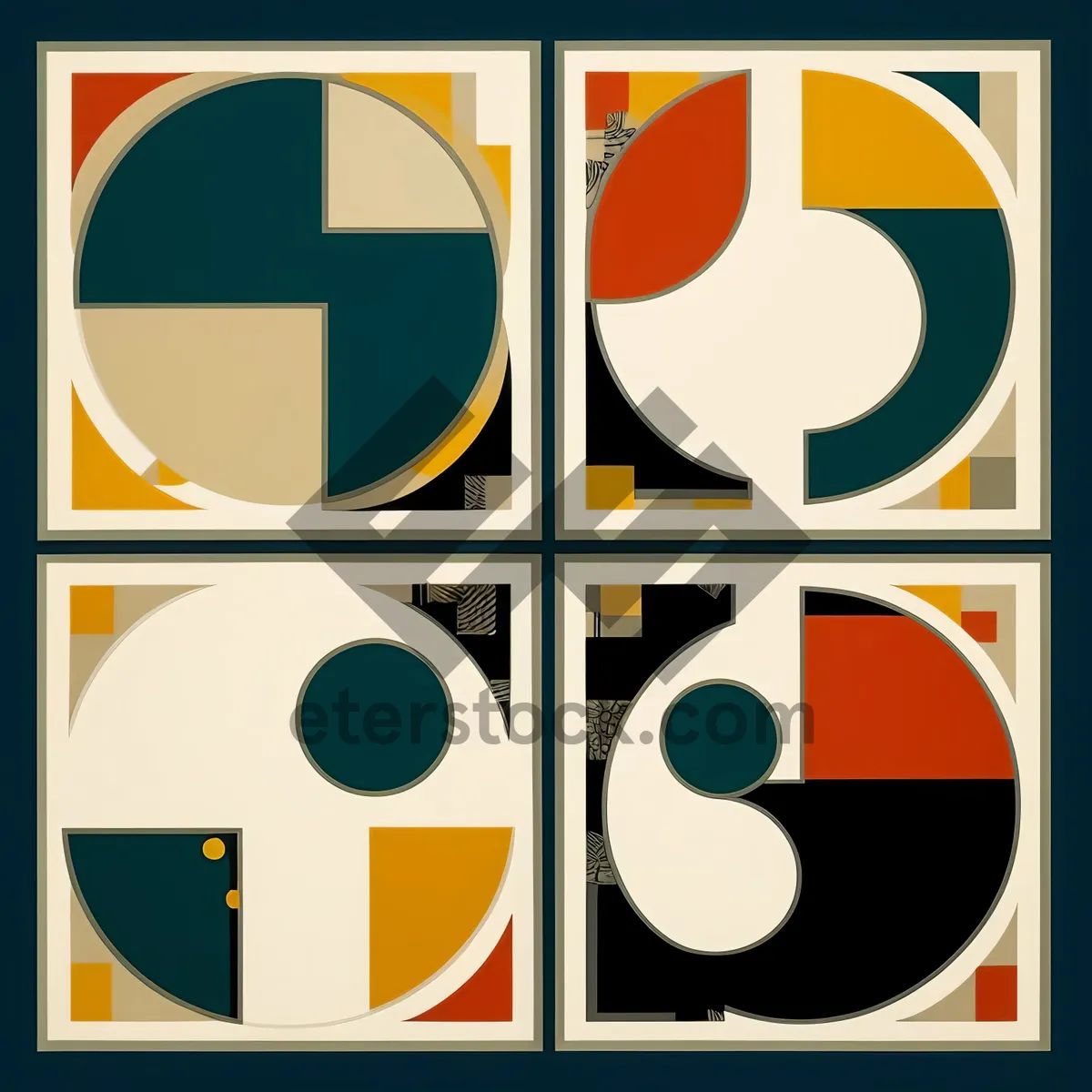 Picture of Glossy Web Icons Set: Design Elements for Sign Buttons