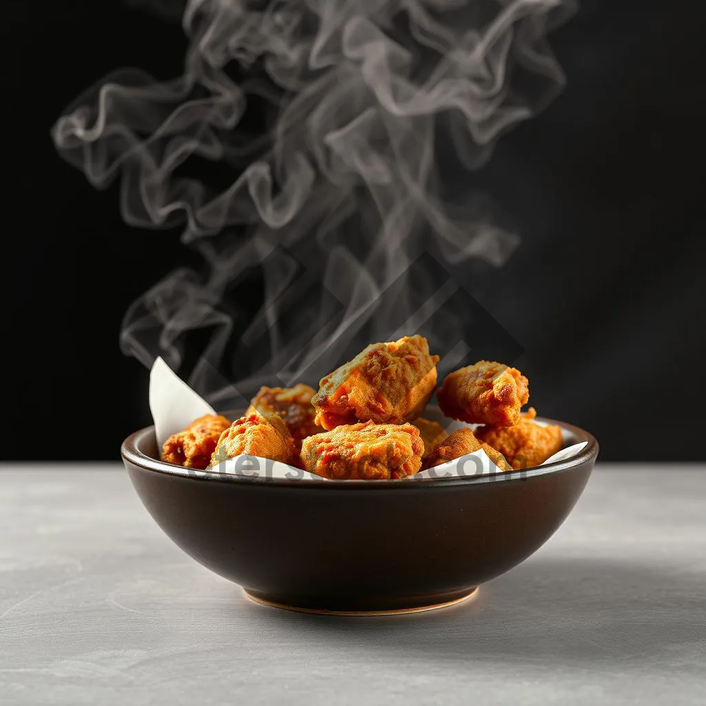 Picture of Delicious Vegetable Bowl with Fresh Ingredients