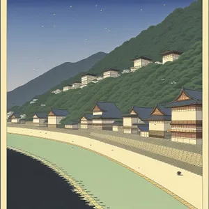 Serene Shoreline: A Blissful Beach by the Sea