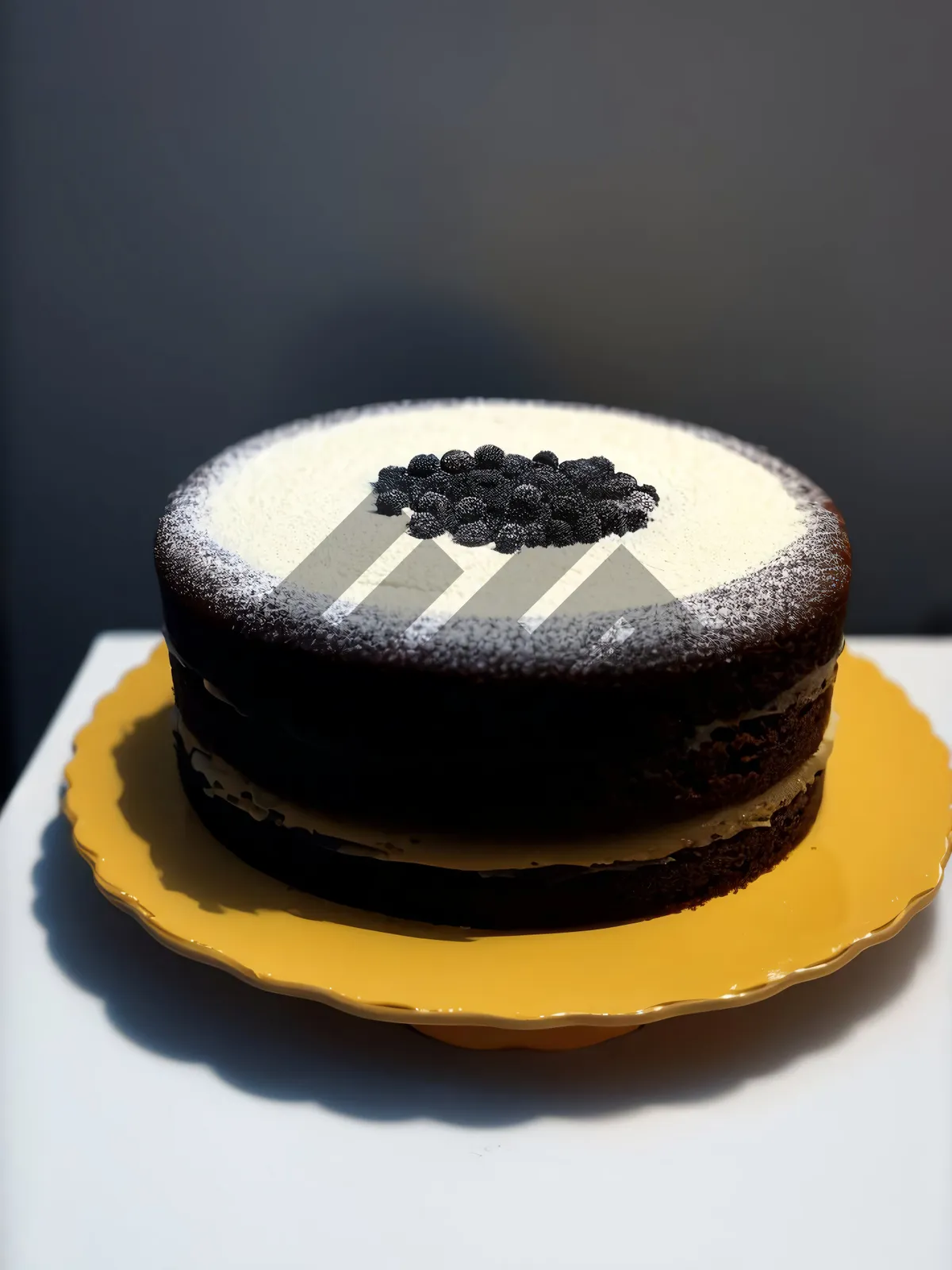 Picture of Delicious Chocolate Cake with Coffee Cup