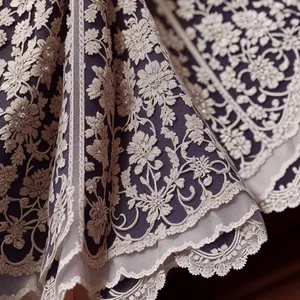 Vintage lace vestment with intricate pattern