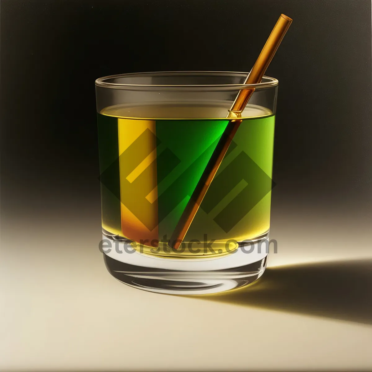 Picture of Refreshing Herbal Tea in Glass Mug