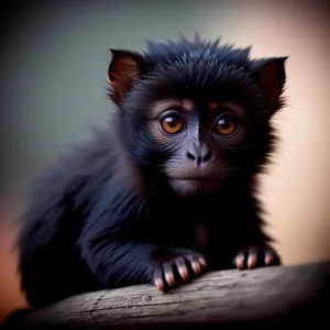 Cute Baby Kitten with Fluffy Fur