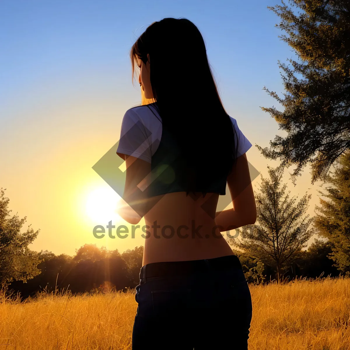 Picture of Happy summer outdoor fitness in the park