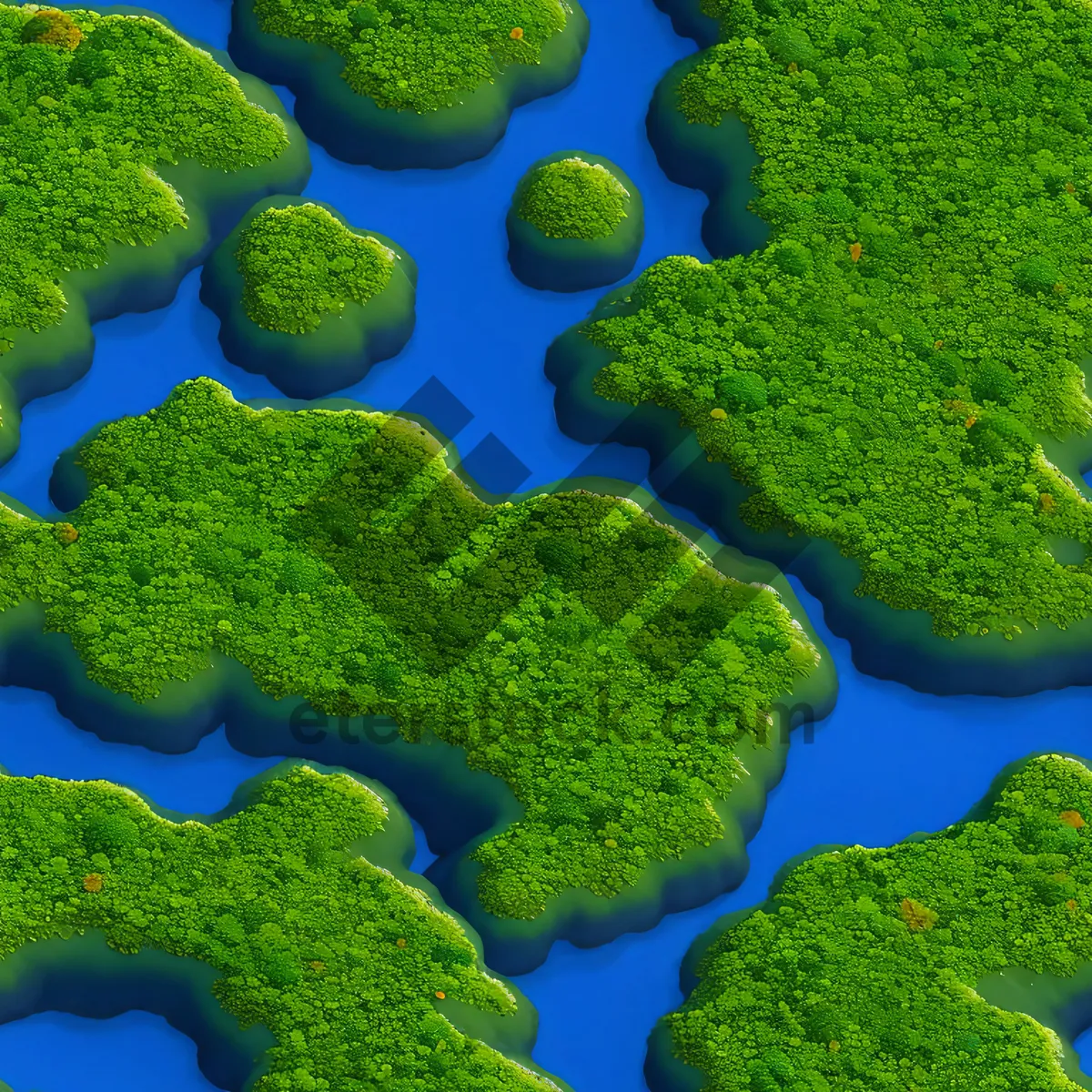 Picture of Vibrant Coral Reef with Common Duckweed: Aquatic Beauty