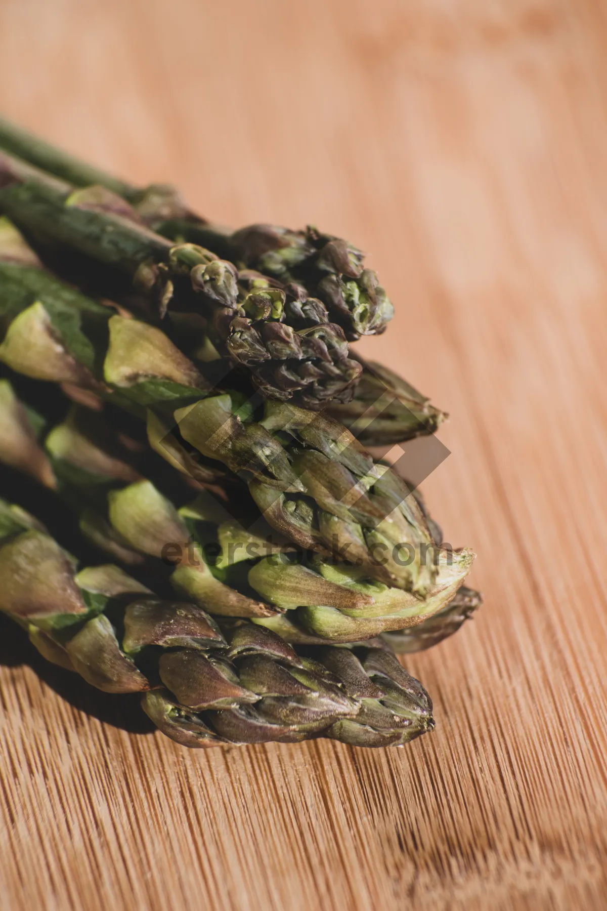 Picture of Fresh and Delicious Organic Asparagus Plate