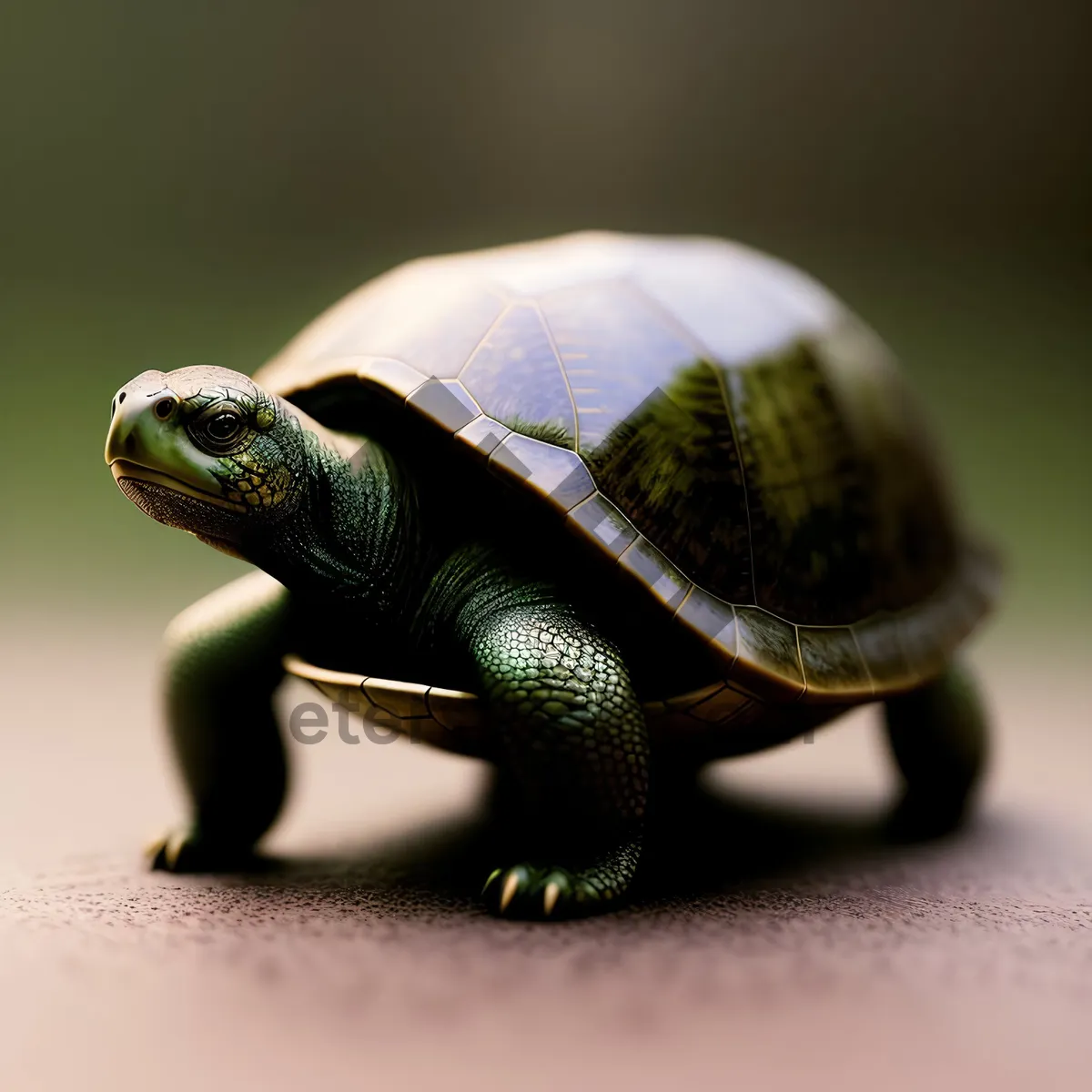 Picture of Mud Turtle: Slow-moving Reptile with Hard Shell