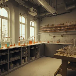 Luxurious Modern Library Kitchen with Wooden Furniture