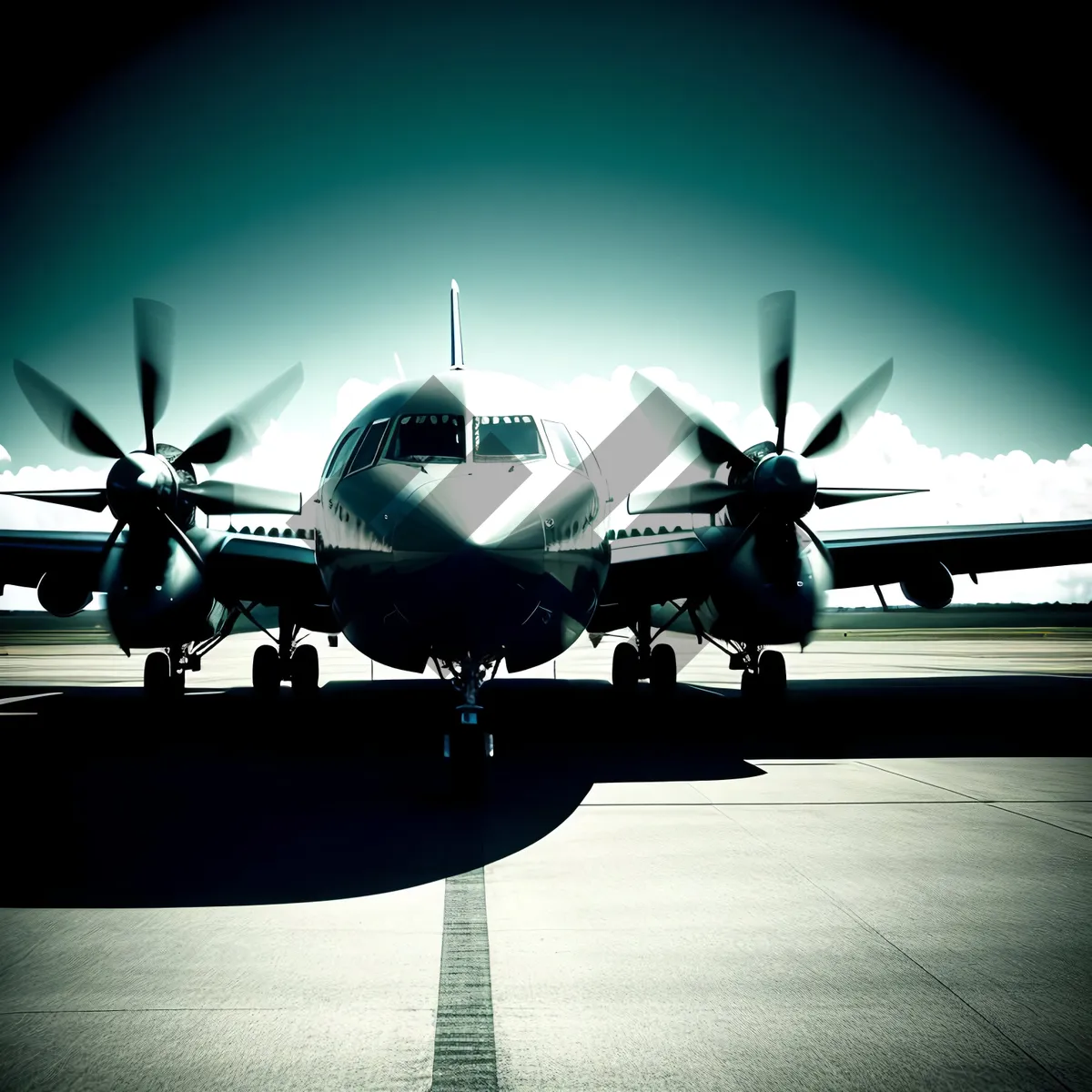 Picture of High-flying Jet Propeller in Action