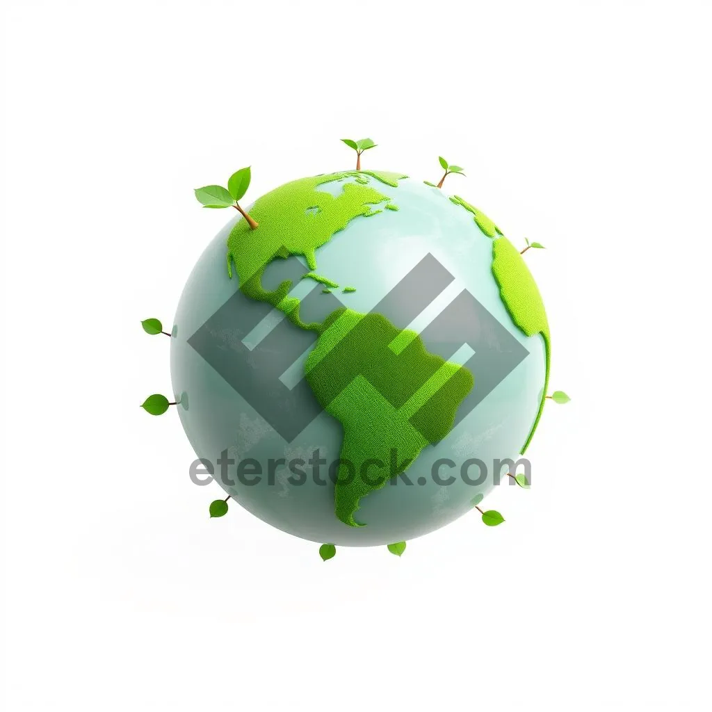 Picture of Global Earth Symbol Art Graphic Planet Icon