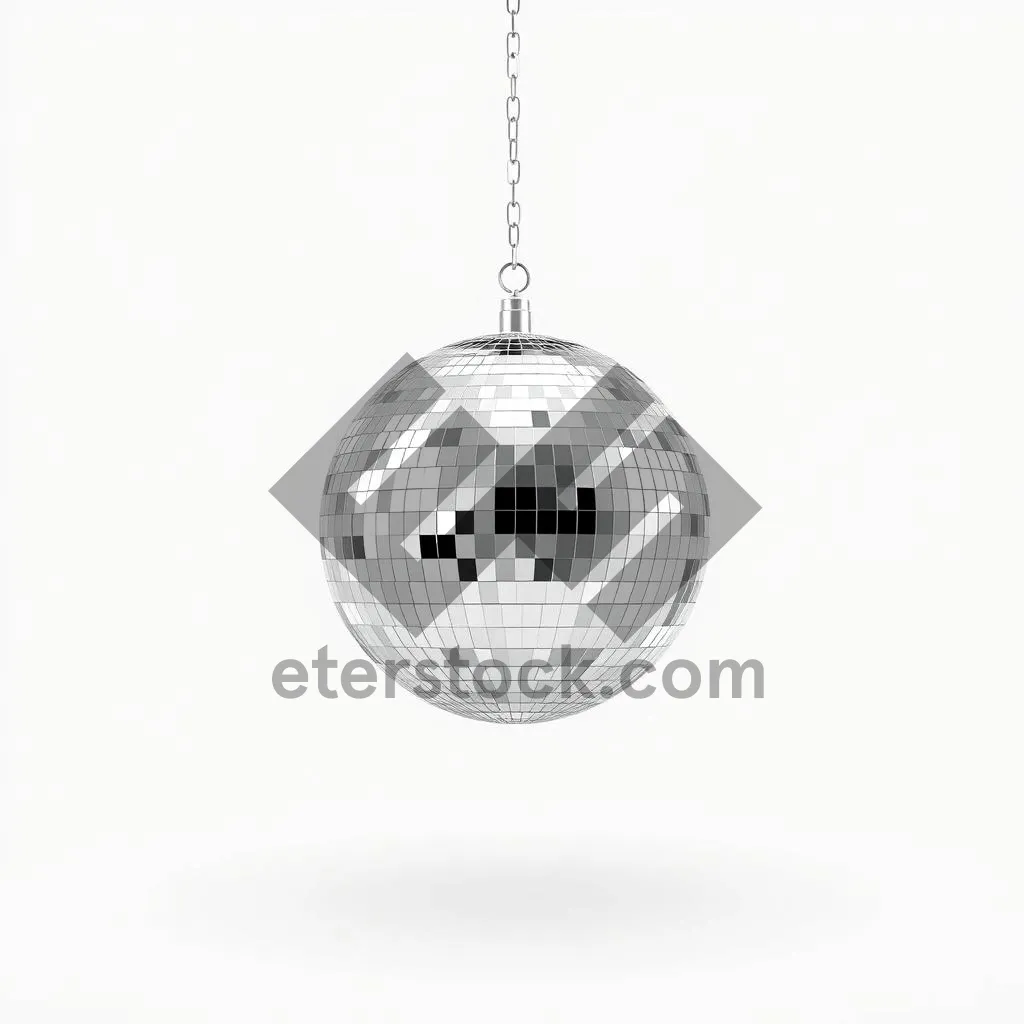 Picture of Shiny Winter Glass Ornament Ball Decoration