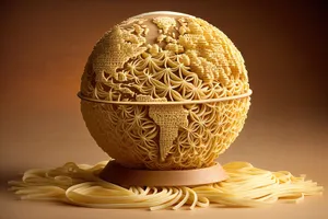 Golden Crown Melon Decoration Image