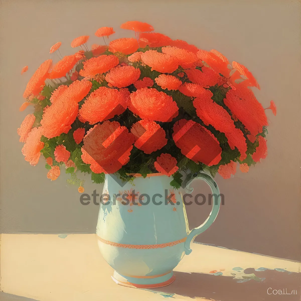 Picture of Fresh Litchi Fruit Bouquet in Decorative Vase