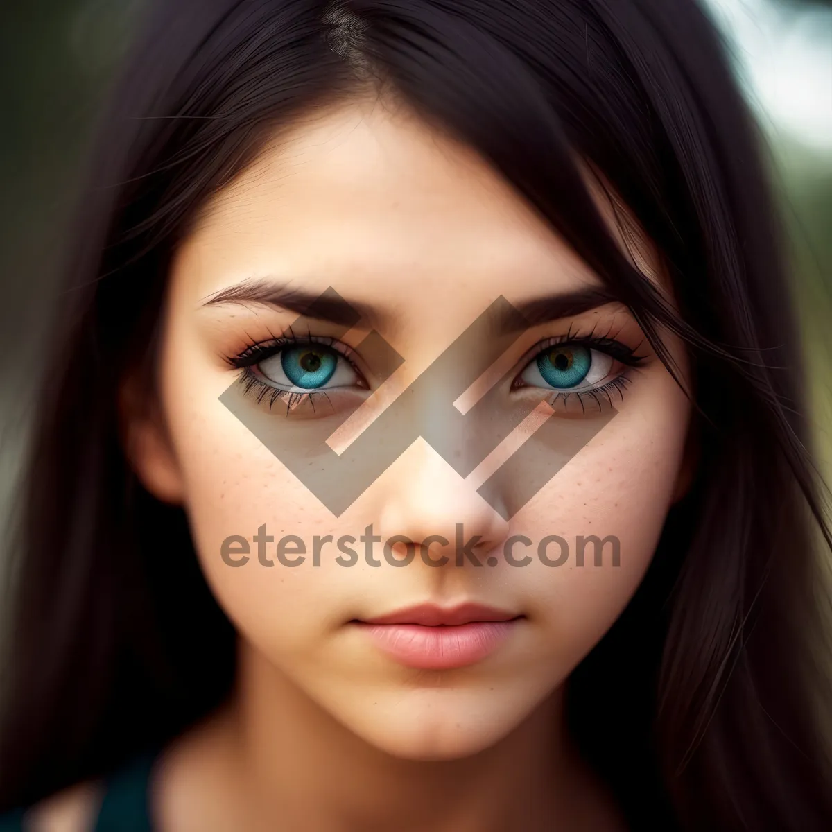 Picture of Seductive beauty with captivating eyes and charming smile