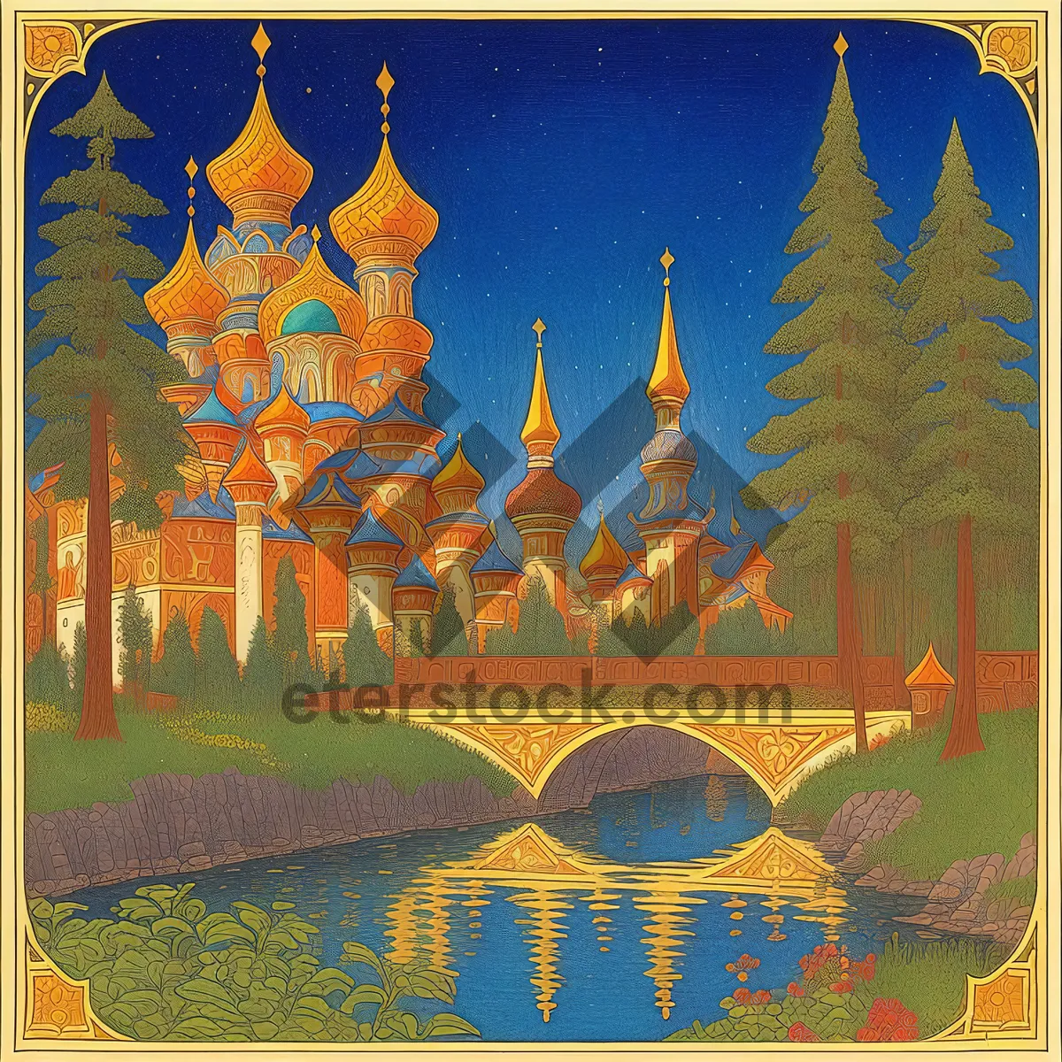 Picture of Vintage Church Jigsaw Puzzle