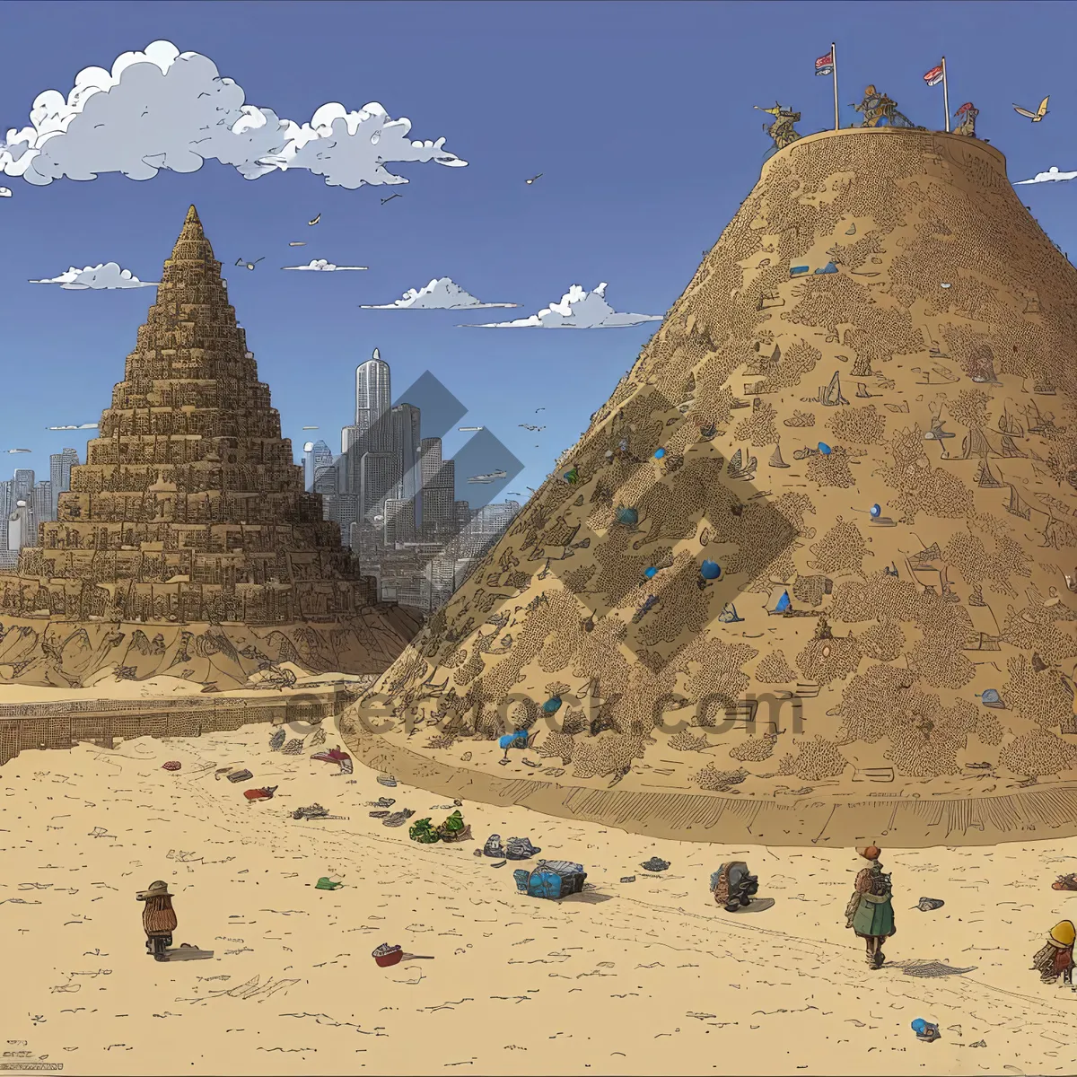 Picture of Ancient Egyptian Pyramid: Iconic Desert Landmark