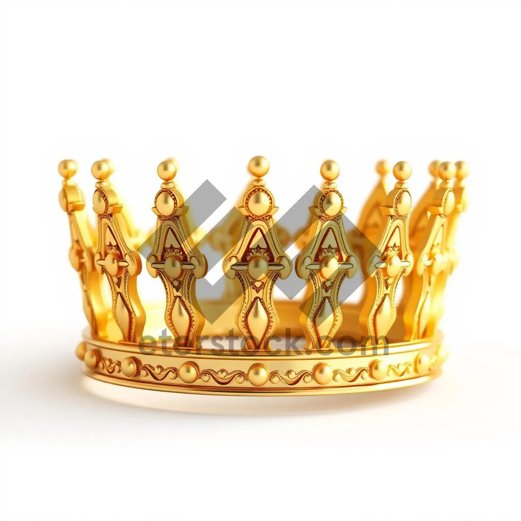 Picture of Gold baron crest symbol design decoration