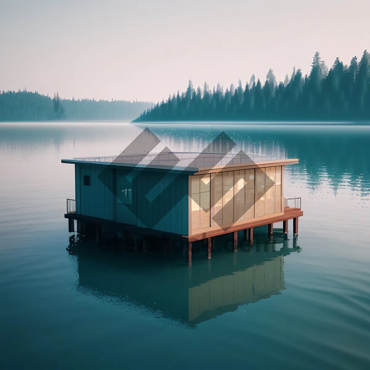 Picture of Seaside Retreat: Serene Boathouse on the Ocean