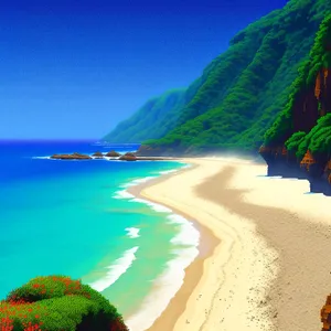 Turquoise Bay Bliss: Idyllic Tropical Beachscape