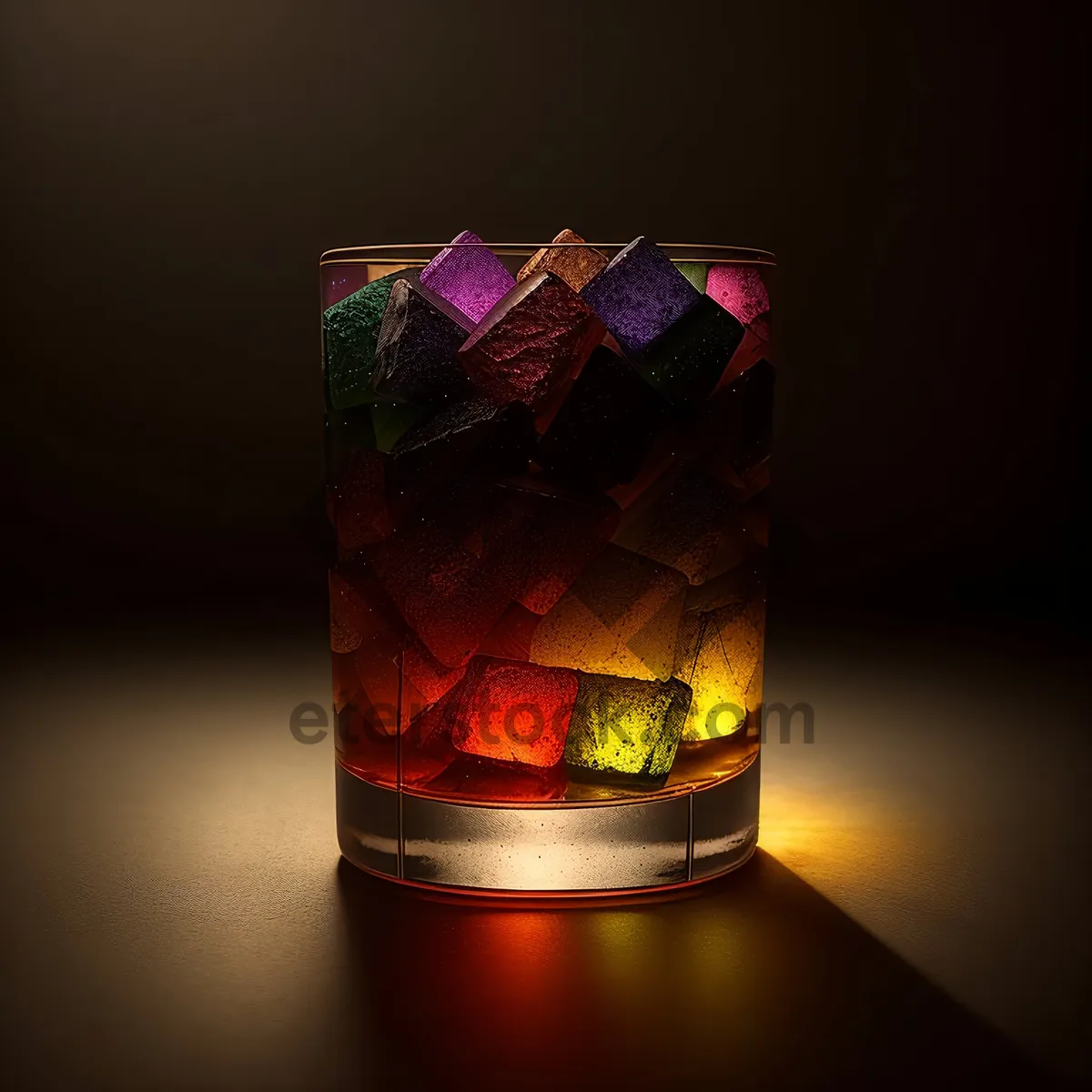 Picture of Sparkling Vodka Glass with LED Highlight