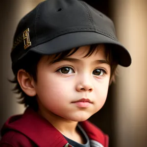 Cheerful and adorable little boy with a sweet smile