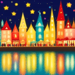 Colorful Rainbow Pencil Art Design